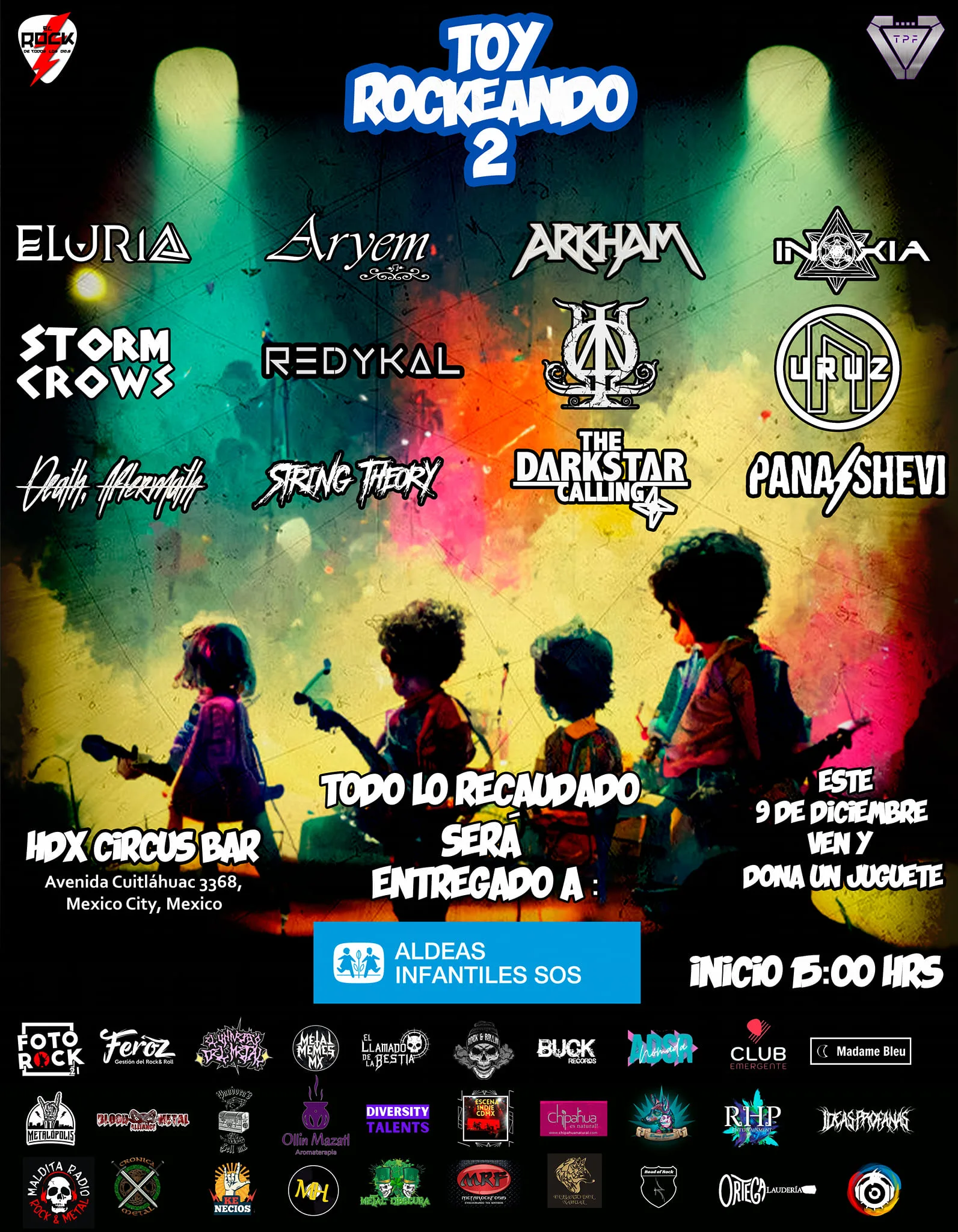 Cartel Oficial Toy Rockeando Edición II - 2022