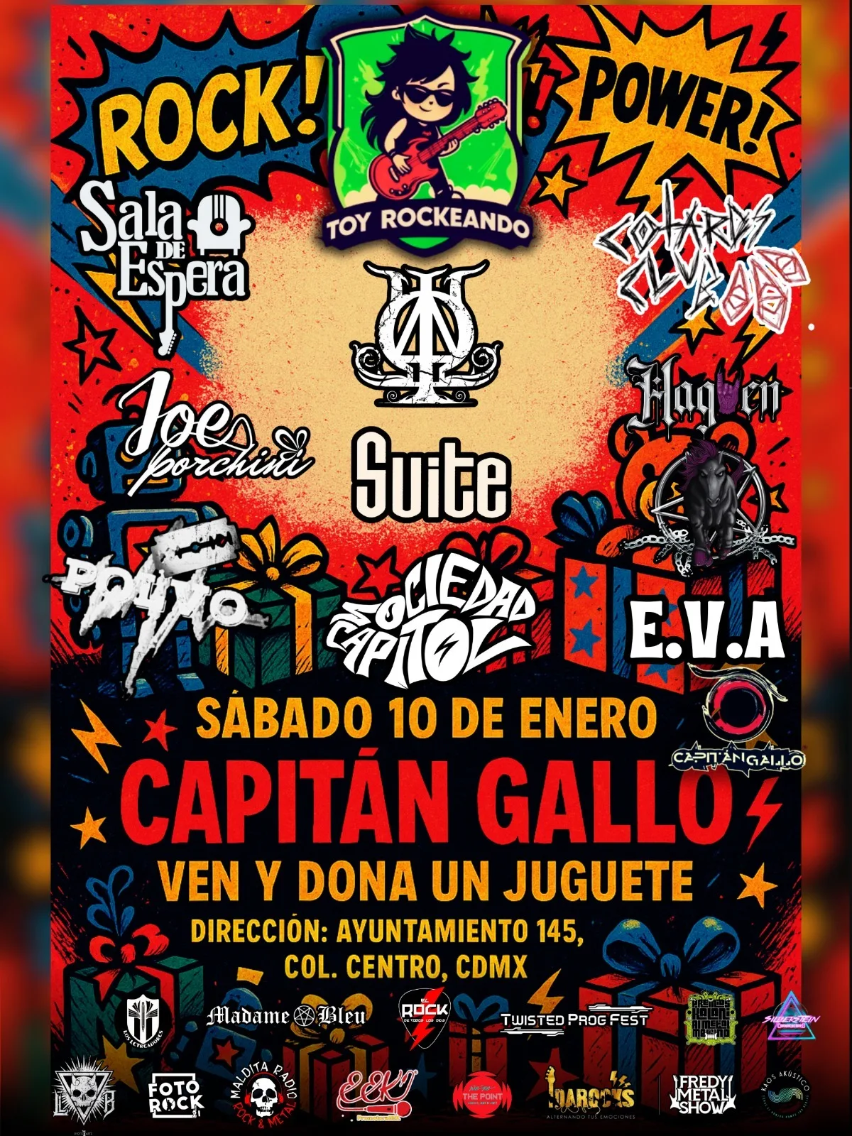 Cartel Oficial Toy Rockeando Edición V