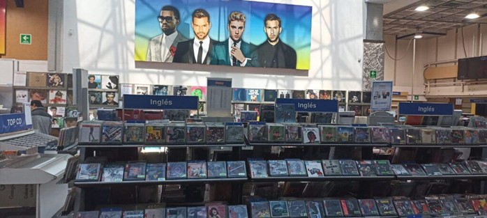 Interior de la tienda