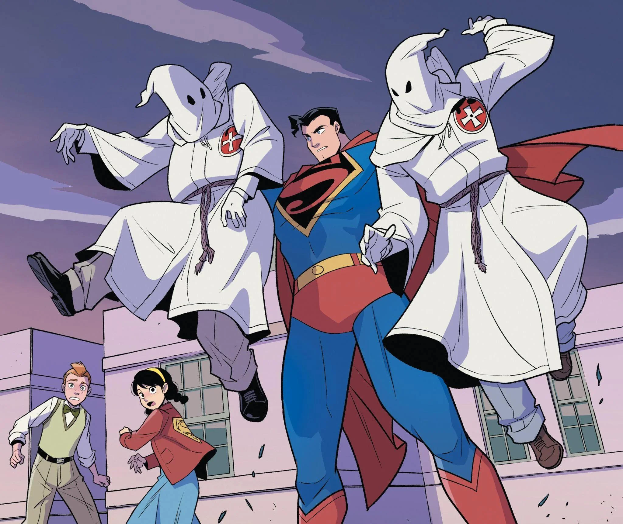 Superman justiciero de izquierda
